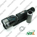 TrustFire TR-J18 8000LM CREE LED Rechareable flashlight/torch+holster+extention tube